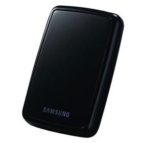 Hard disk esterno Samsung HX-MU010EA/G22, connessione USB 2.0, Capacità 1 TB, dimensioni 2,5", 5400RPM, custodia nera.